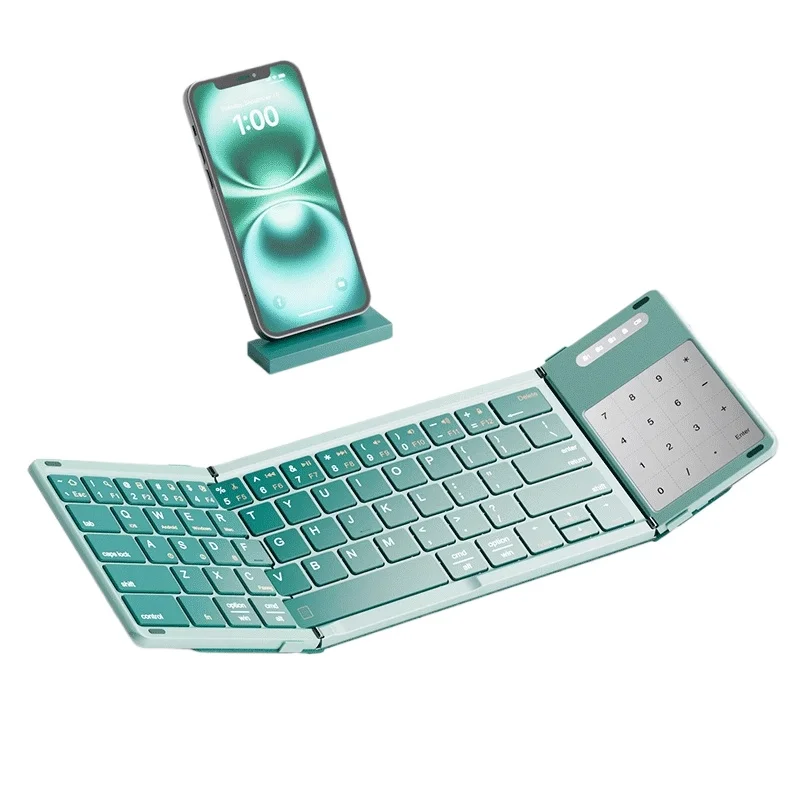 Triple Folding Bluetooth Wireless Keyboard Mouse Set Computer iPad Tablet Smartphone Mini Portable
Triple Folding Bluetooth Wireless Keyboard Mouse Set Computer iPad Tablet Smartphone Mini Portable
