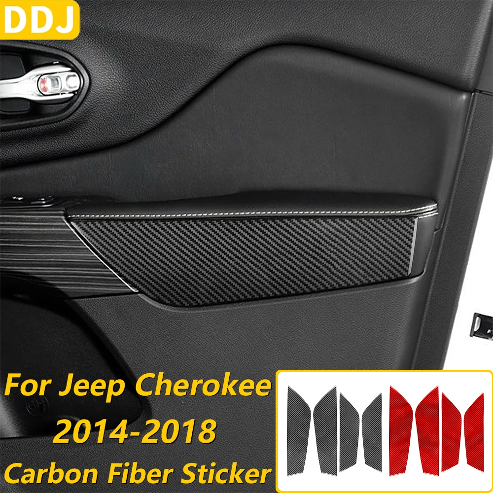Soft Carbon Fiber Front Rear Inner Door Armrest Side Panel Trim Cover For Jeep Cherokee 2014-2018 Interior Accessories Sticker
Soft Carbon Fiber Front Rear Inner Door Armrest Side Panel Trim Cover For Jeep Cherokee 2014-2018 Interior Accessories Sticker