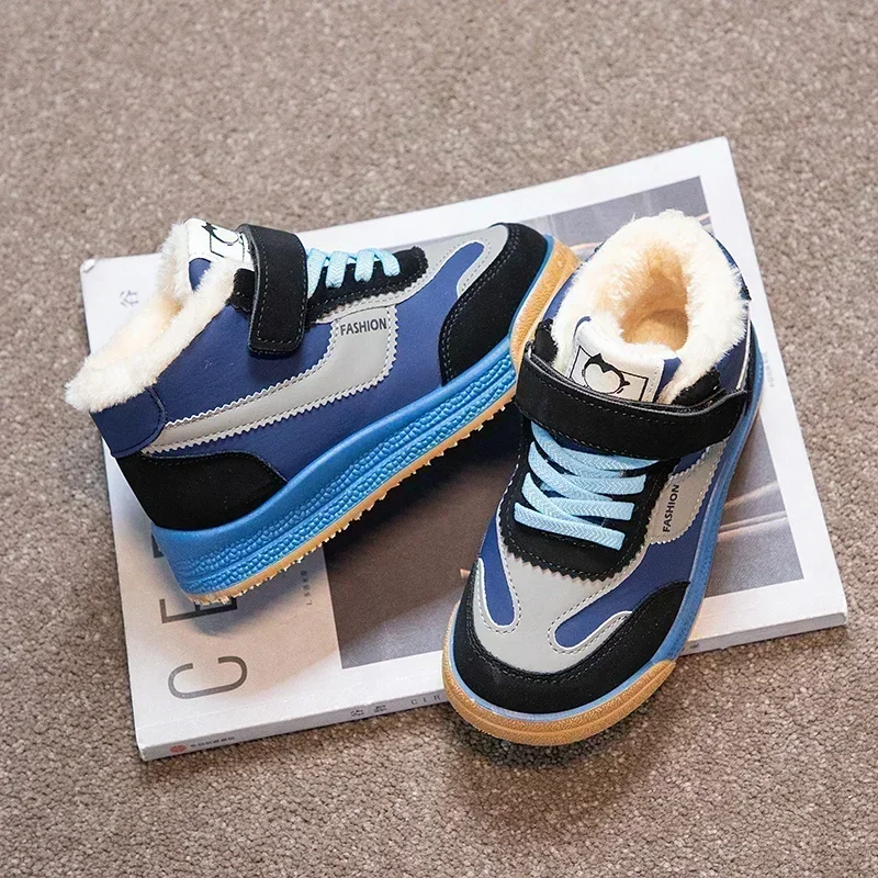Children's Sneakers Size 26-37 2024 Winter New Boy Girl Casual Plus Velvet Shoes Trendy All-match Breathable Non-slip Kid Shoes
Children's Sneakers Size 26-37 2024 Winter New Boy Girl Casual Plus Velvet Shoes Trendy All-match Breathable Non-slip Kid Shoes