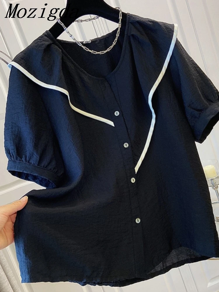 Summer Overszie Black Korean Fashion Basic Short-Sleeved Chic Decorative Design Buttons Women Shirt Ladies Blouse
Summer Overszie Black Korean Fashion Basic Short-Sleeved Chic Decorative Design Buttons Women Shirt Ladies Blouse