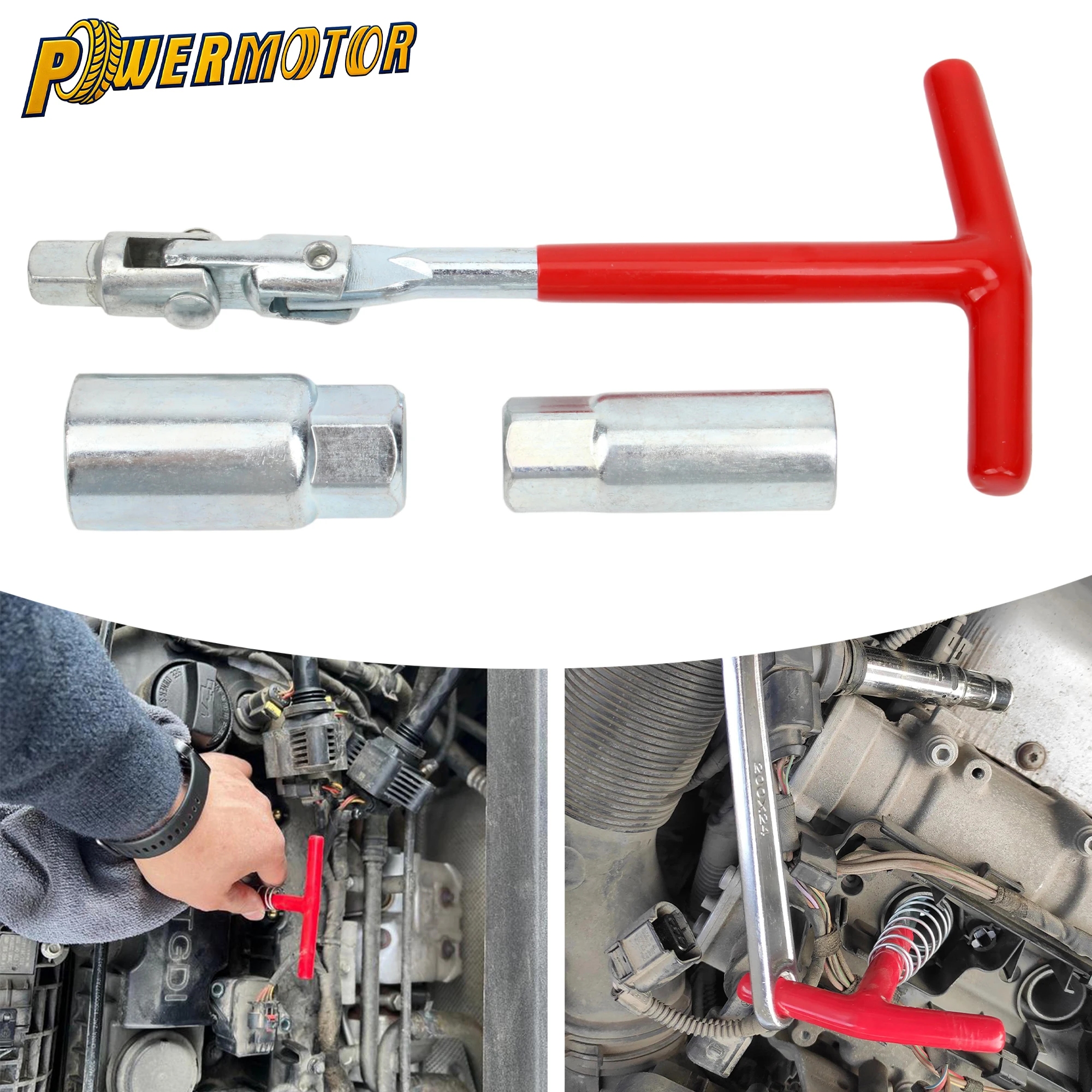3 in 1 Motorcycle Spark Plug Sleeve T-shape 16mm 21mm Socket Wrench T-handle Wrench Spark Plug Repairing Installer Tool
3 in 1 Motorcycle Spark Plug Sleeve T-shape 16mm 21mm Socket Wrench T-handle Wrench Spark Plug Repairing Installer Tool