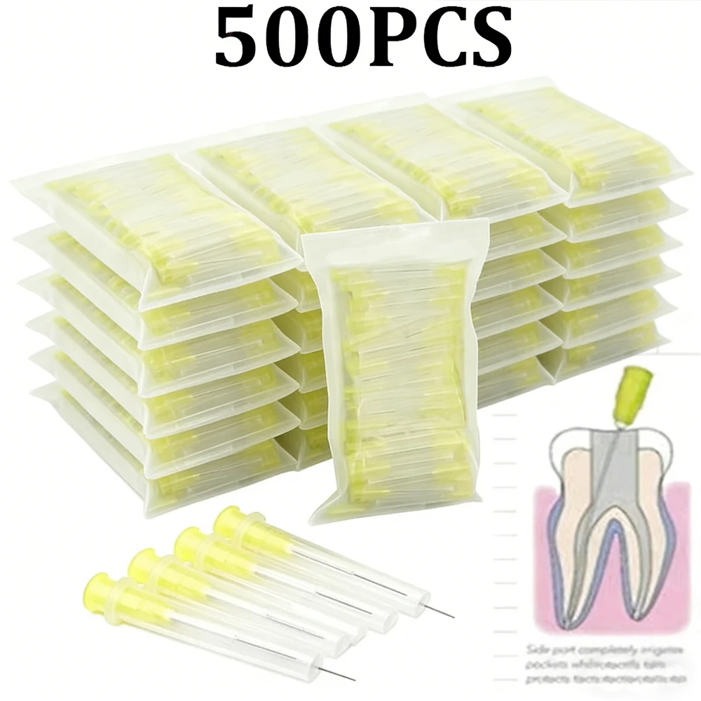 500 Piece 30 Gauge Dental Endodontic Irrigation Needle Tips for Root Canal Cleaning and Disinfection
500 Piece 30 Gauge Dental Endodontic Irrigation Needle Tips for Root Canal Cleaning and Disinfection