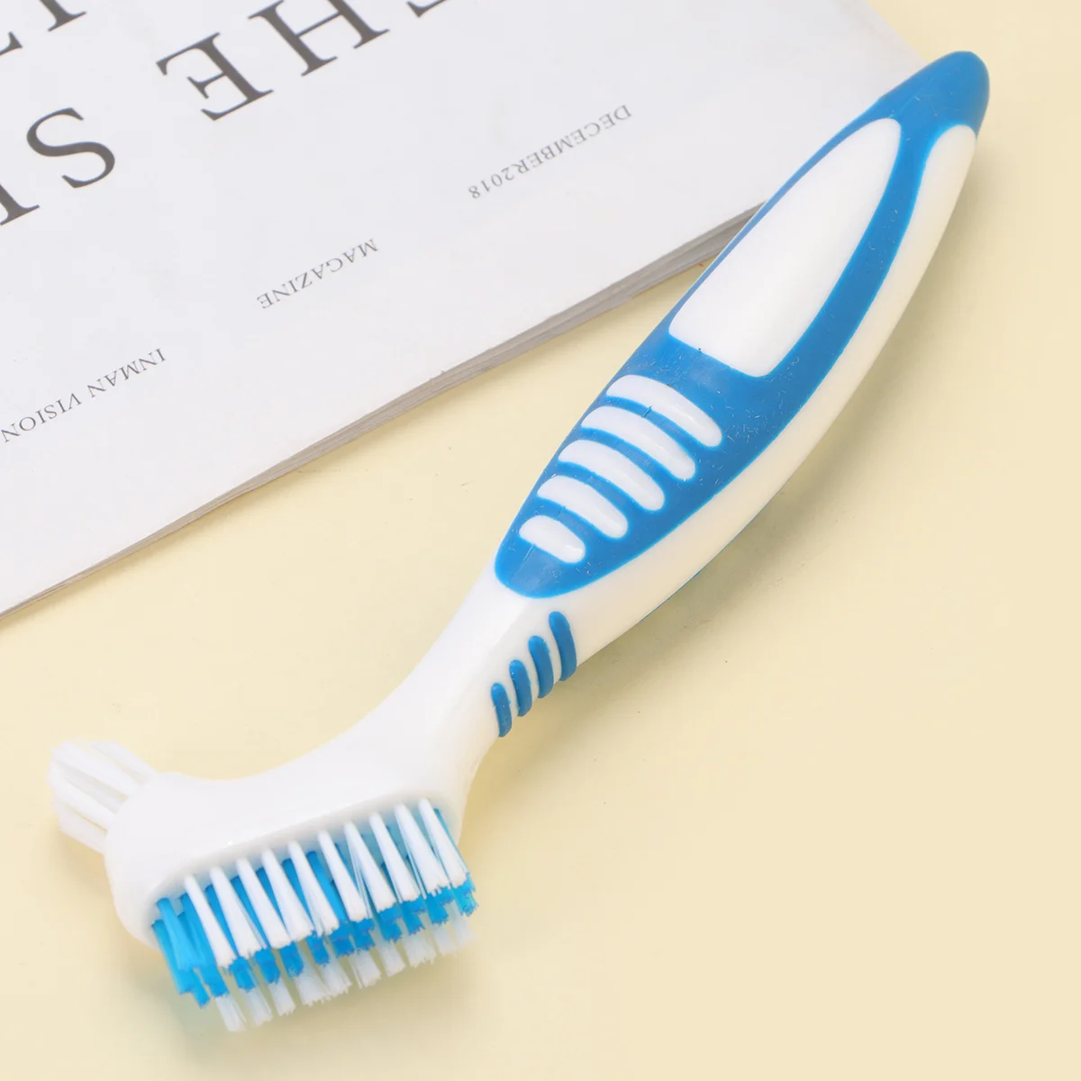 Denture Brush False Teeth Cleaner Double Sided Toothbrush Soft Rubber Handle Longterm Use Efficient Stain Removal Daily
Denture Brush False Teeth Cleaner Double Sided Toothbrush Soft Rubber Handle Longterm Use Efficient Stain Removal Daily