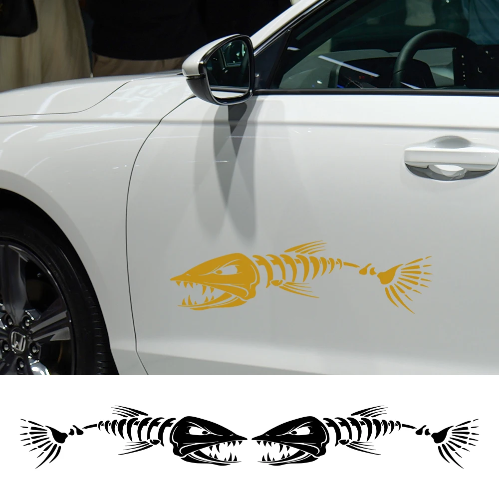2PCS Car Stickers 3D Fish Bones Creative Stickers Vinyl Decal Car Body DIY Styling Personality Waterproof Decoration Accessories
2PCS Car Stickers 3D Fish Bones Creative Stickers Vinyl Decal Car Body DIY Styling Personality Waterproof Decoration Accessories