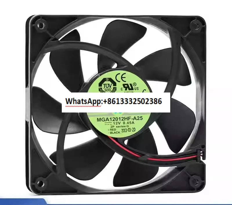 Тонкий корпус источника питания, охлаждающий вытяжной вентилятор MGA12012HF-A25, 12 см, 12 В, 0,45 А
Тонкий корпус источника питания, охлаждающий вытяжной вентилятор MGA12012HF-A25, 12 см, 12 В, 0,45 А