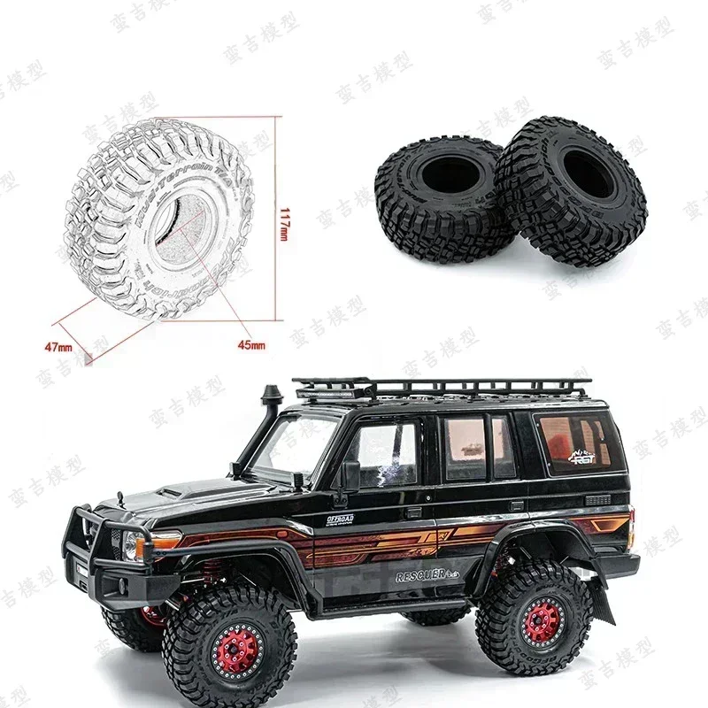 1.9 Inch 117mm Rubber Tire Rock Crawler Tyre For RC Car TRX4 TRX6 SCX10 D90 TK300 CC01 YIKONG 4102 4103 4082
1.9 Inch 117mm Rubber Tire Rock Crawler Tyre For RC Car TRX4 TRX6 SCX10 D90 TK300 CC01 YIKONG 4102 4103 4082