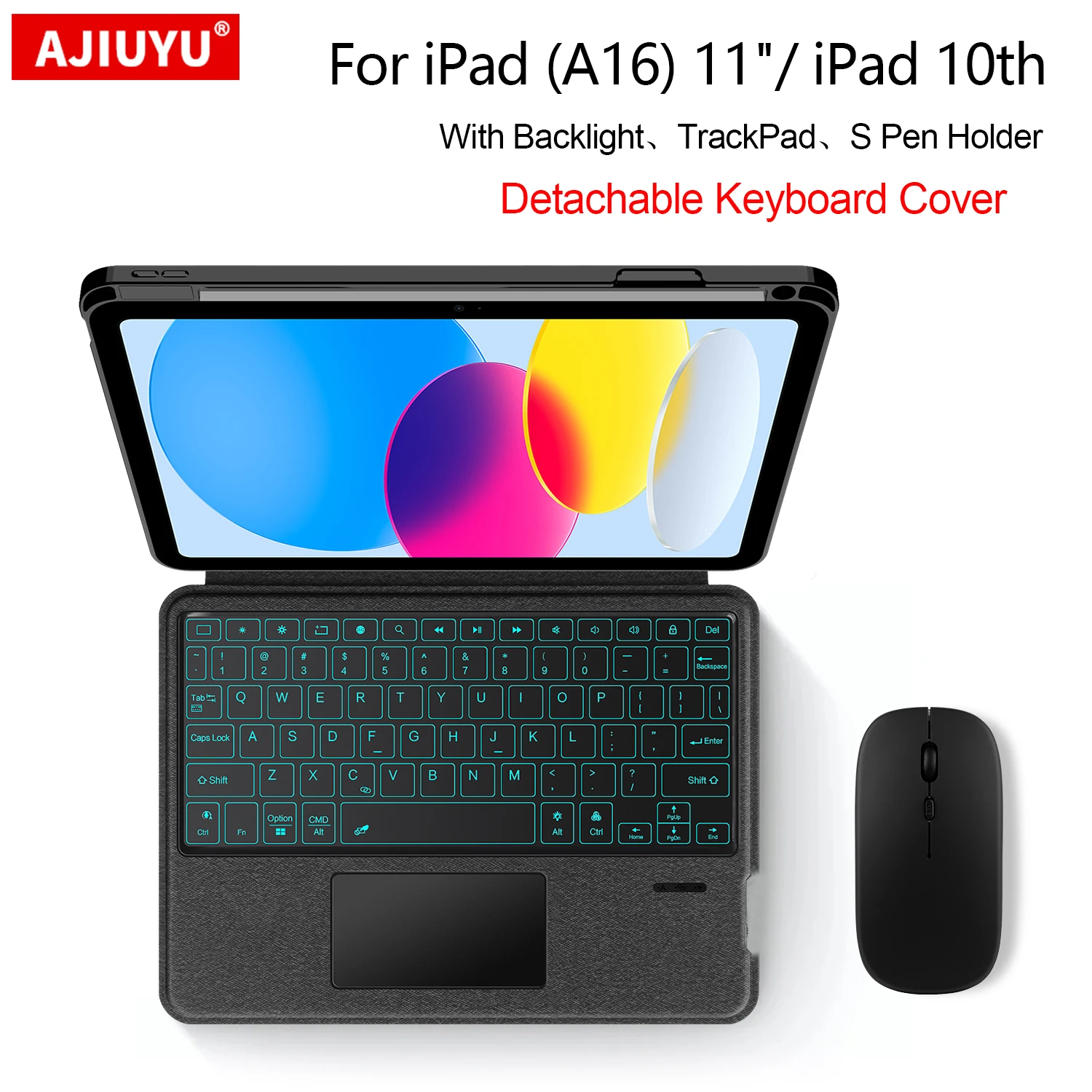 Removable keyboard Case For iPad A16 2025 11 inch iPad 11th 10th Generation 10.9" Tablet Case Magic Backlight Keyboard Cover
Removable keyboard Case For iPad A16 2025 11 inch iPad 11th 10th Generation 10.9" Tablet Case Magic Backlight Keyboard Cover