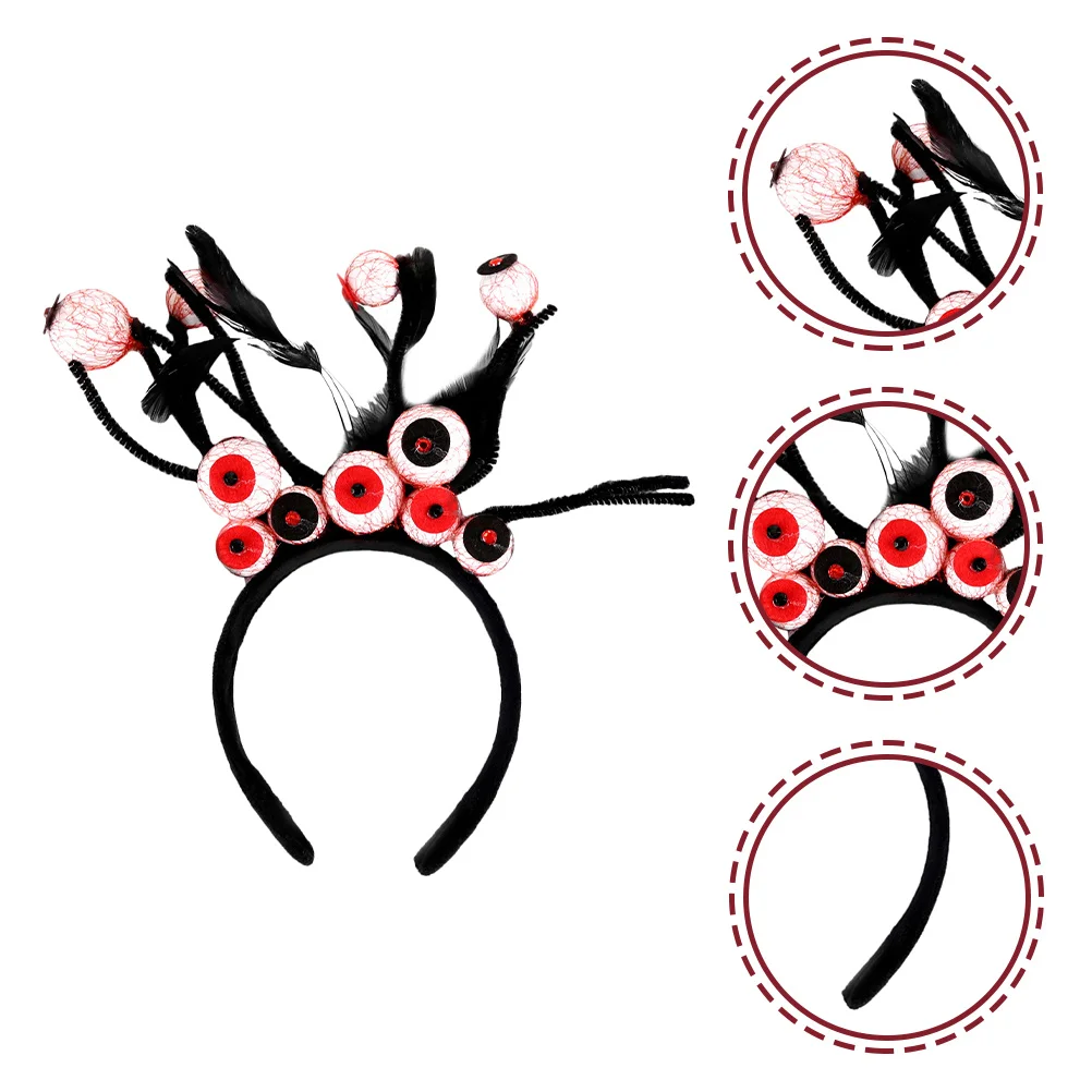 Halloween Eyeball Headband Felt Creepy Spooky Hairband Eye Balls Hair Accessory for Scary Party Cosplay Women Men
Halloween Eyeball Headband Felt Creepy Spooky Hairband Eye Balls Hair Accessory for Scary Party Cosplay Women Men