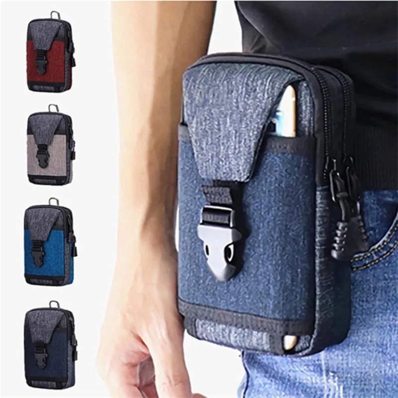 7 inches Men's Phone Waist Bag Double Zipper Cell Phone Pouch Protable Wallet Card Tactical Hunting Belt Waist Pack
7 inches Men's Phone Waist Bag Double Zipper Cell Phone Pouch Protable Wallet Card Tactical Hunting Belt Waist Pack