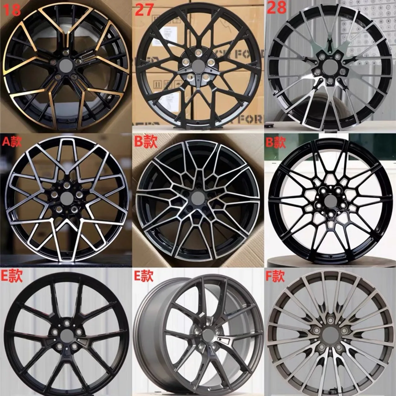 Suitable for BMW wheels 17 18 19 20 inch 3 5 7 series M3X4 530 740 325 modified wheels
Suitable for BMW wheels 17 18 19 20 inch 3 5 7 series M3X4 530 740 325 modified wheels