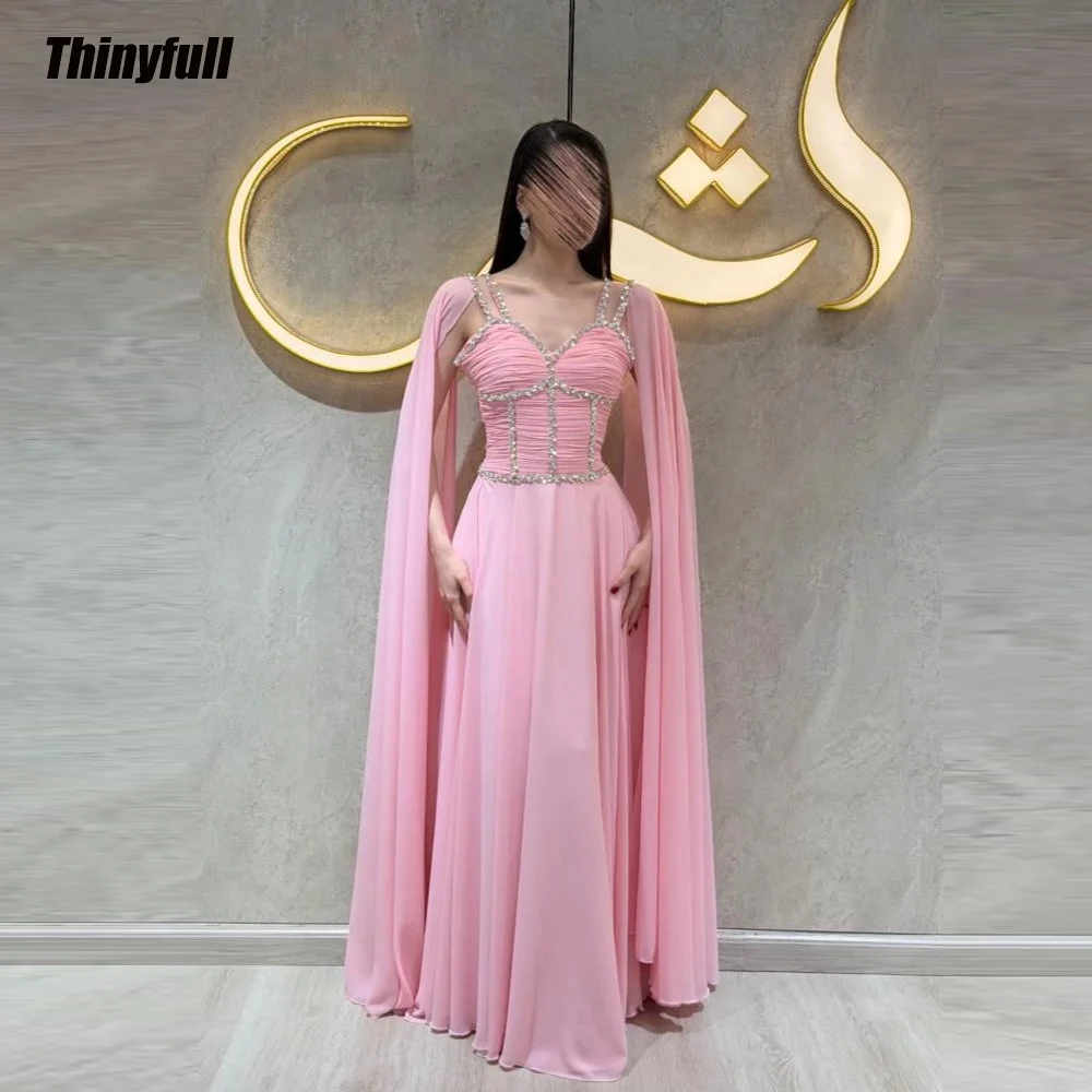 Thinyfull A-line Chiffon Arab Prom Dresses 2026 Sweetheart Sleeveless Crystal Evening Party Dress Long Gowns Customized
Thinyfull A-line Chiffon Arab Prom Dresses 2026 Sweetheart Sleeveless Crystal Evening Party Dress Long Gowns Customized 