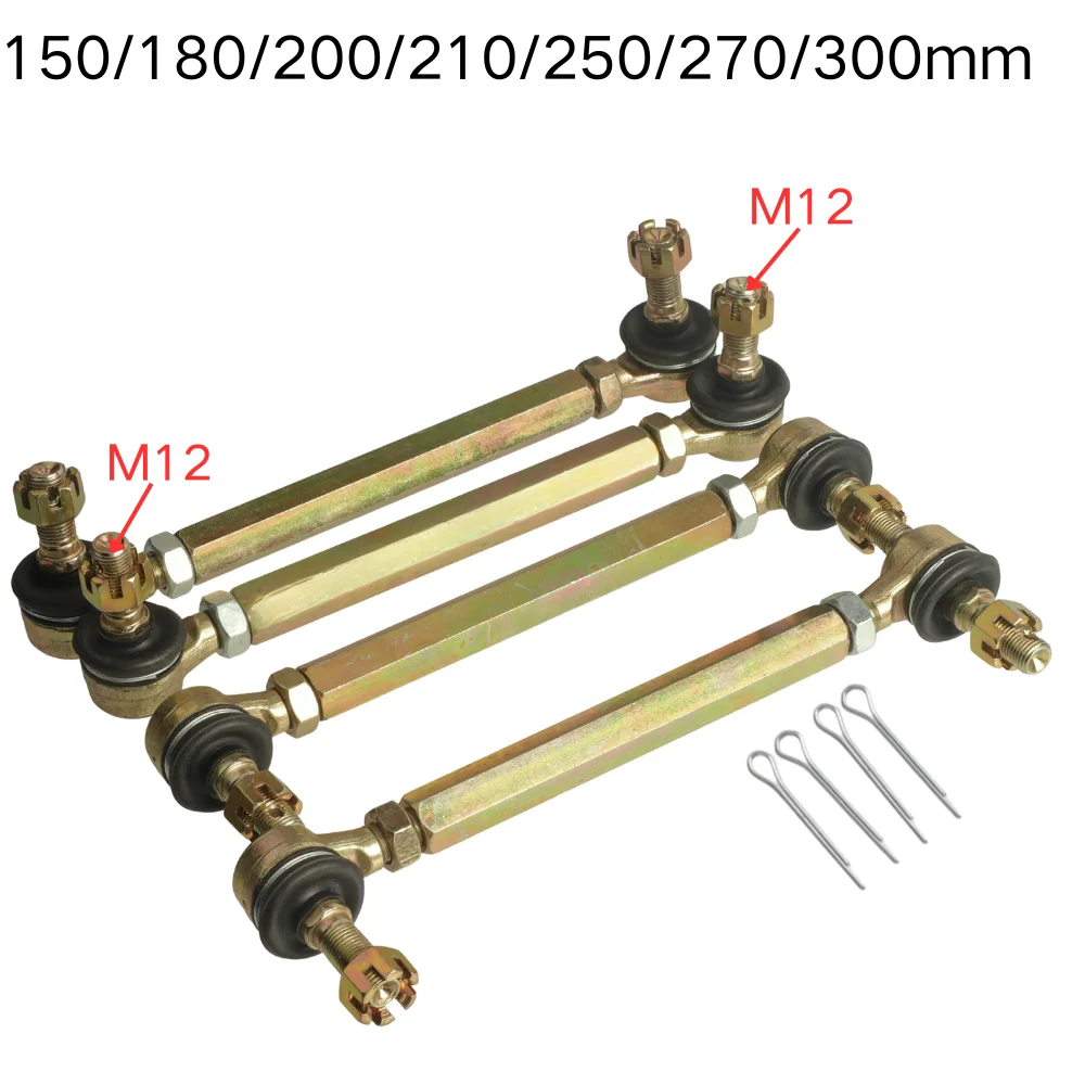 1 Pair M12 Steering Shaft Tie Rod Arms With Ball Joint Ends Fit 50cc-250cc Go Kart ATV UTV Quad Bike Upgrade Spare Parts
1 Pair M12 Steering Shaft Tie Rod Arms With Ball Joint Ends Fit 50cc-250cc Go Kart ATV UTV Quad Bike Upgrade Spare Parts