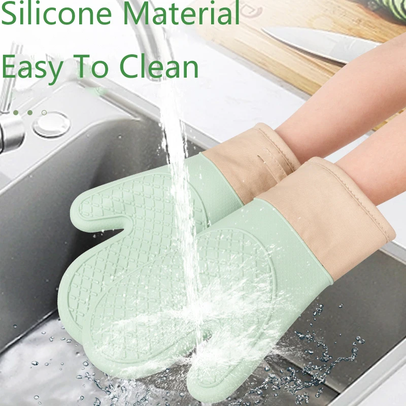 Silicone Gloves High Temperature Resistance Microwave Oven Gloves Heat Insulation Kitchen Barbecue Cooking Gloves
Silicone Gloves High Temperature Resistance Microwave Oven Gloves Heat Insulation Kitchen Barbecue Cooking Gloves