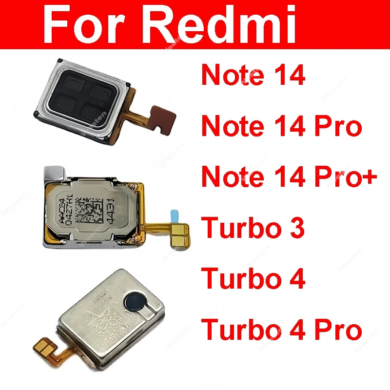 Earpiece Speaker For Xiaomi Redmi Turbo 3 4 Pro Note 14 Pro+ Plus Global 5G Speaker Sound Recevier Flex Cable Repair Parts
Earpiece Speaker For Xiaomi Redmi Turbo 3 4 Pro Note 14 Pro+ Plus Global 5G Speaker Sound Recevier Flex Cable Repair Parts