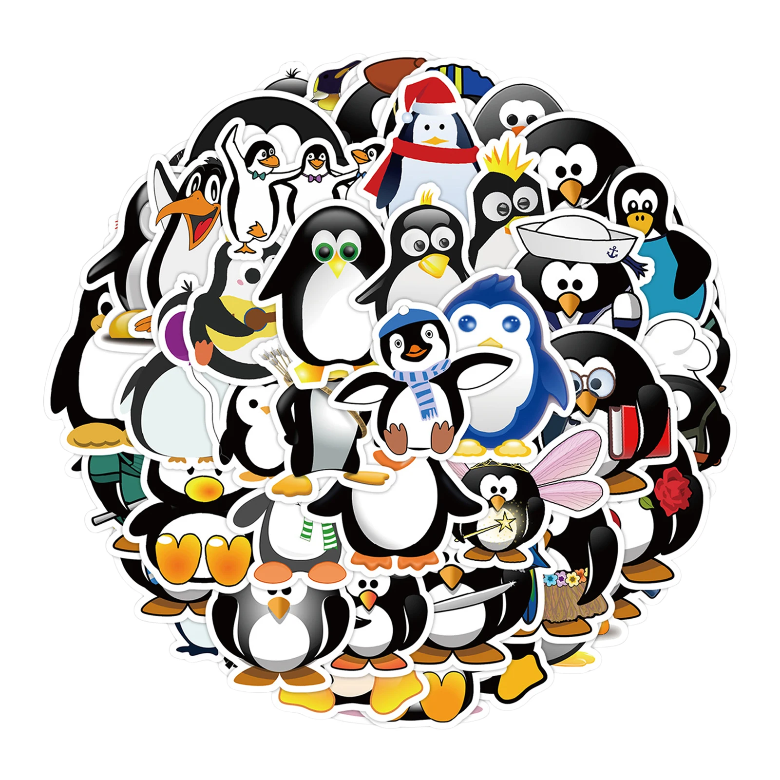 50Pcs Cute Graffiti Penguin Stickers Waterproof PVC for Cup Phone Decorative DIY High Adhesive Removable Kids Students
50Pcs Cute Graffiti Penguin Stickers Waterproof PVC for Cup Phone Decorative DIY High Adhesive Removable Kids Students