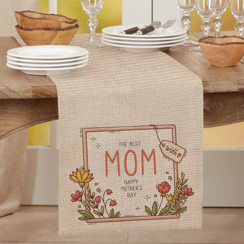 Table Runner party 13x72in Mother's Day Table decoration and accessories for kitchen Dining decoration linen Tablecloth
Table Runner party 13x72in Mother's Day Table decoration and accessories for kitchen Dining decoration linen Tablecloth