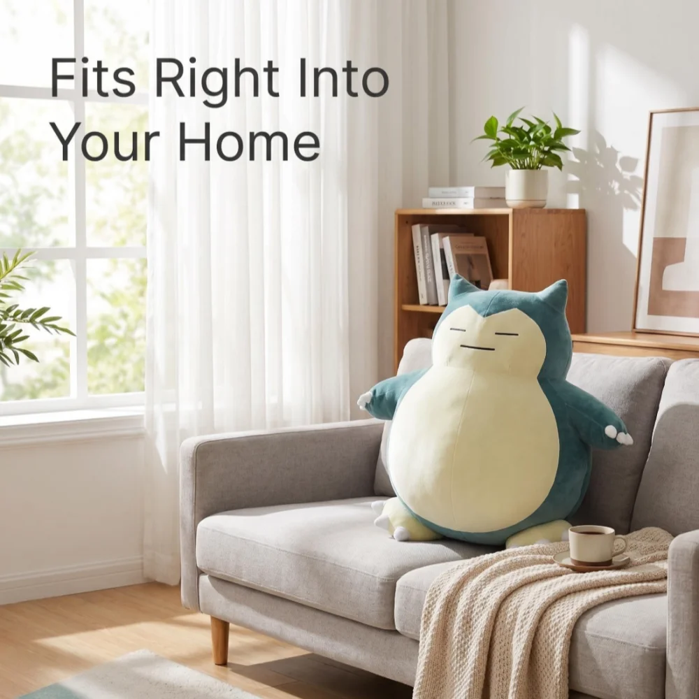 Pokémon - Snorlax Plush Toy Doll, Anime Cartoon Merchandise Figurine. Perfect for hugging, a gift for multiple holidays.
Pokémon - Snorlax Plush Toy Doll, Anime Cartoon Merchandise Figurine. Perfect for hugging, a gift for multiple holidays.