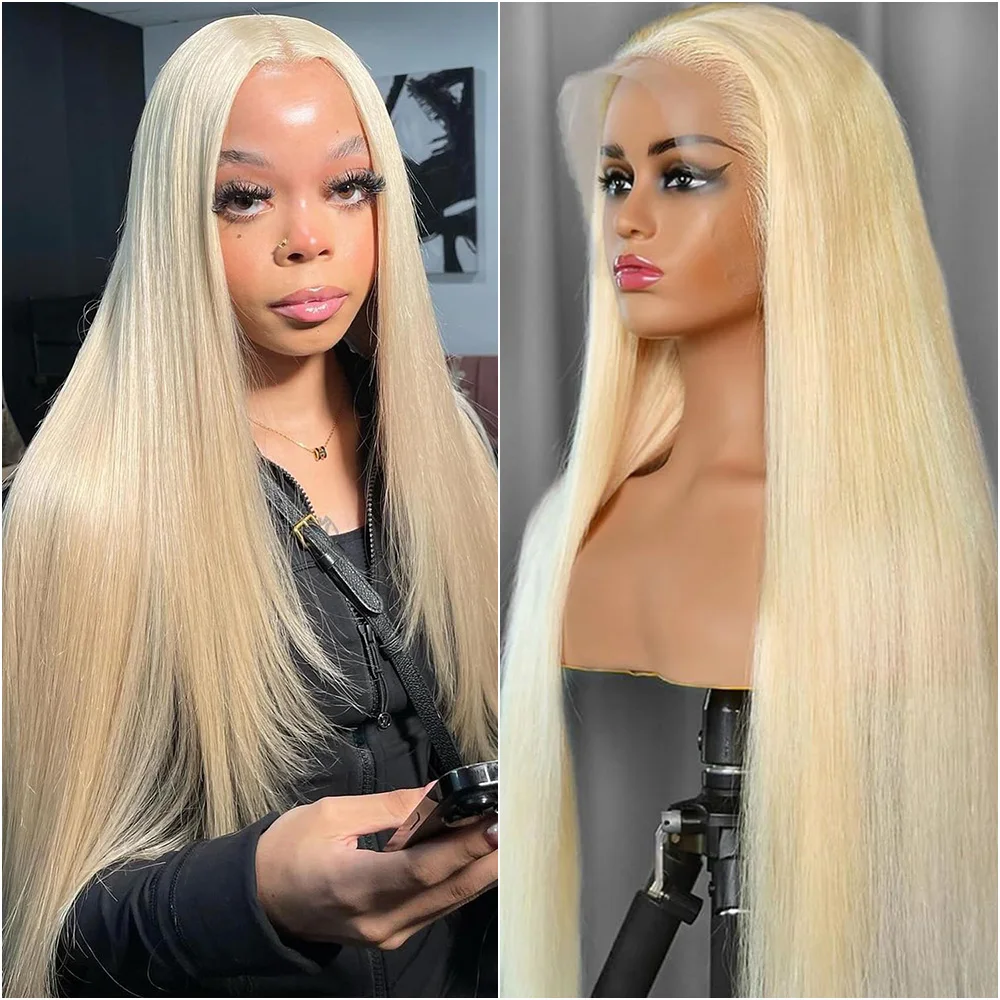200 Density 613 Blonde Bone Straight Lace Front Wig 13x4 13x6 HD Transparent Brazilian Lace Frontal Human Hair Wigs For Women
200 Density 613 Blonde Bone Straight Lace Front Wig 13x4 13x6 HD Transparent Brazilian Lace Frontal Human Hair Wigs For Women