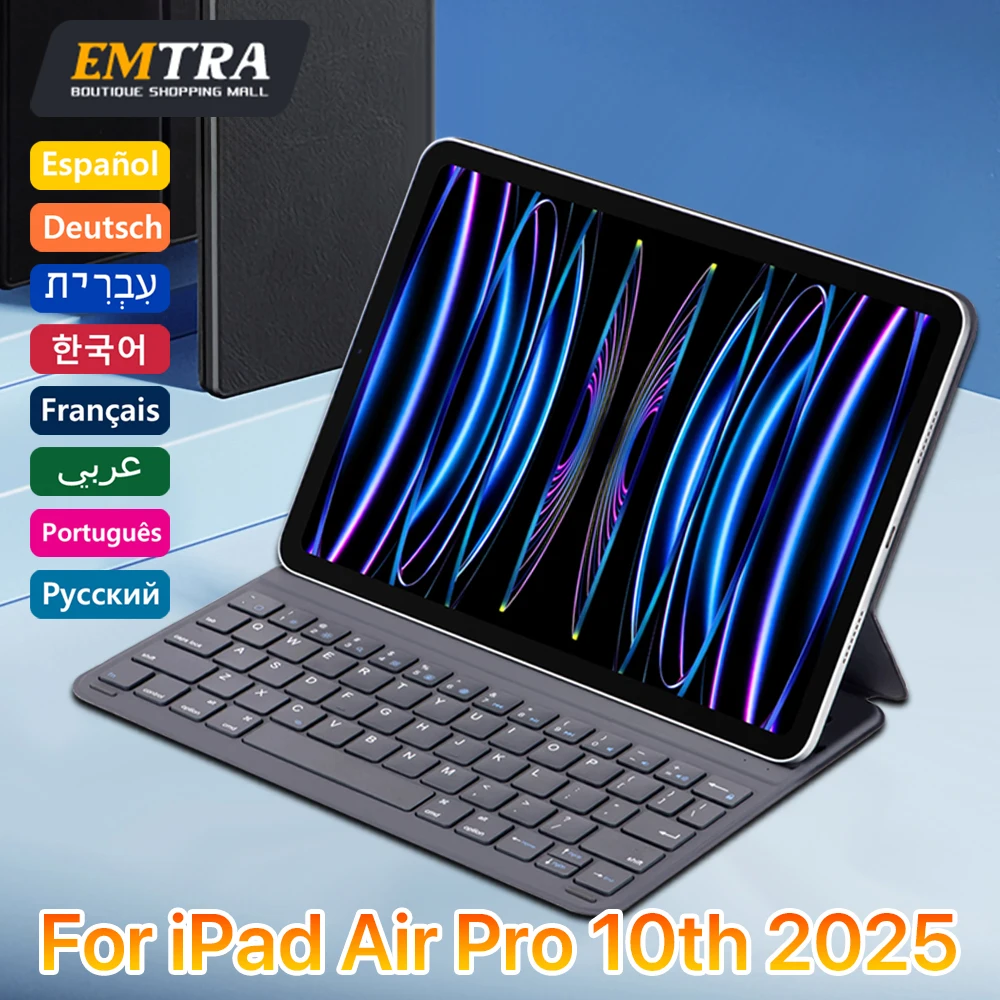 Волшебная клавиатура для iPad 10th 2025 Air 6 11in 13in для iPad Air 4 5 6 Pro 11 Флисовый испанский корейский португальский чехол-подставка
Волшебная клавиатура для iPad 10th 2025 Air 6 11in 13in для iPad Air 4 5 6 Pro 11 Флисовый испанский корейский португальский чехол-подставка