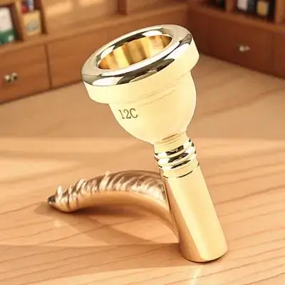 12C Gold Plated Metal Professional Horn Mouthpiece Durable Smooth Surface Easy Clean Portable Reliable Mouthpiece For Trumpet
12C Gold Plated Metal Professional Horn Mouthpiece Durable Smooth Surface Easy Clean Portable Reliable Mouthpiece For Trumpet