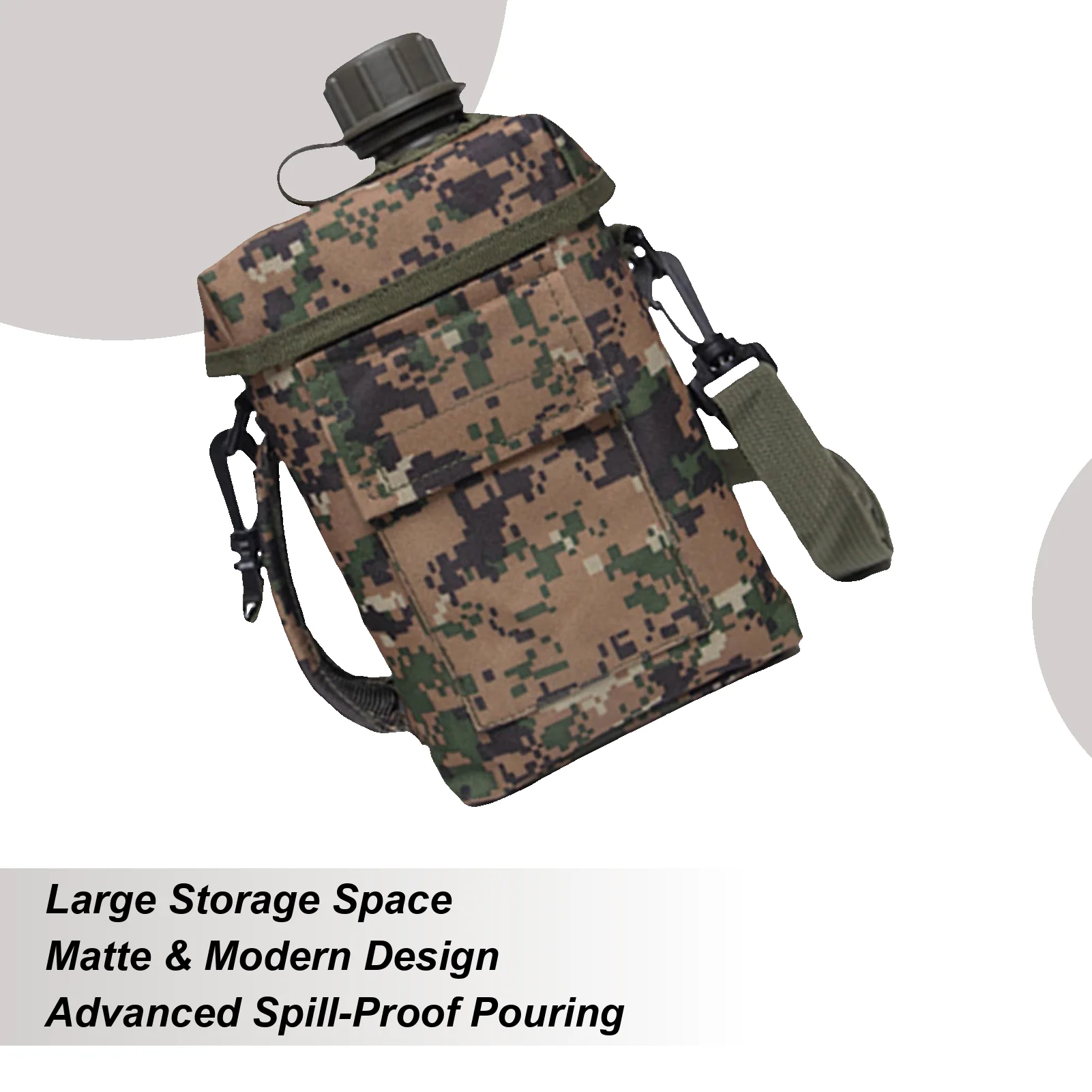 Походная бутылка для воды 2л, уличный чайник, портативная спортивная бутылка с широким горлышком и плечевым ремнем для активного отдыха, кемпинга
Походная бутылка для воды 2л, уличный чайник, портативная спортивная бутылка с широким горлышком и плечевым ремнем для активного отдыха, кемпинга