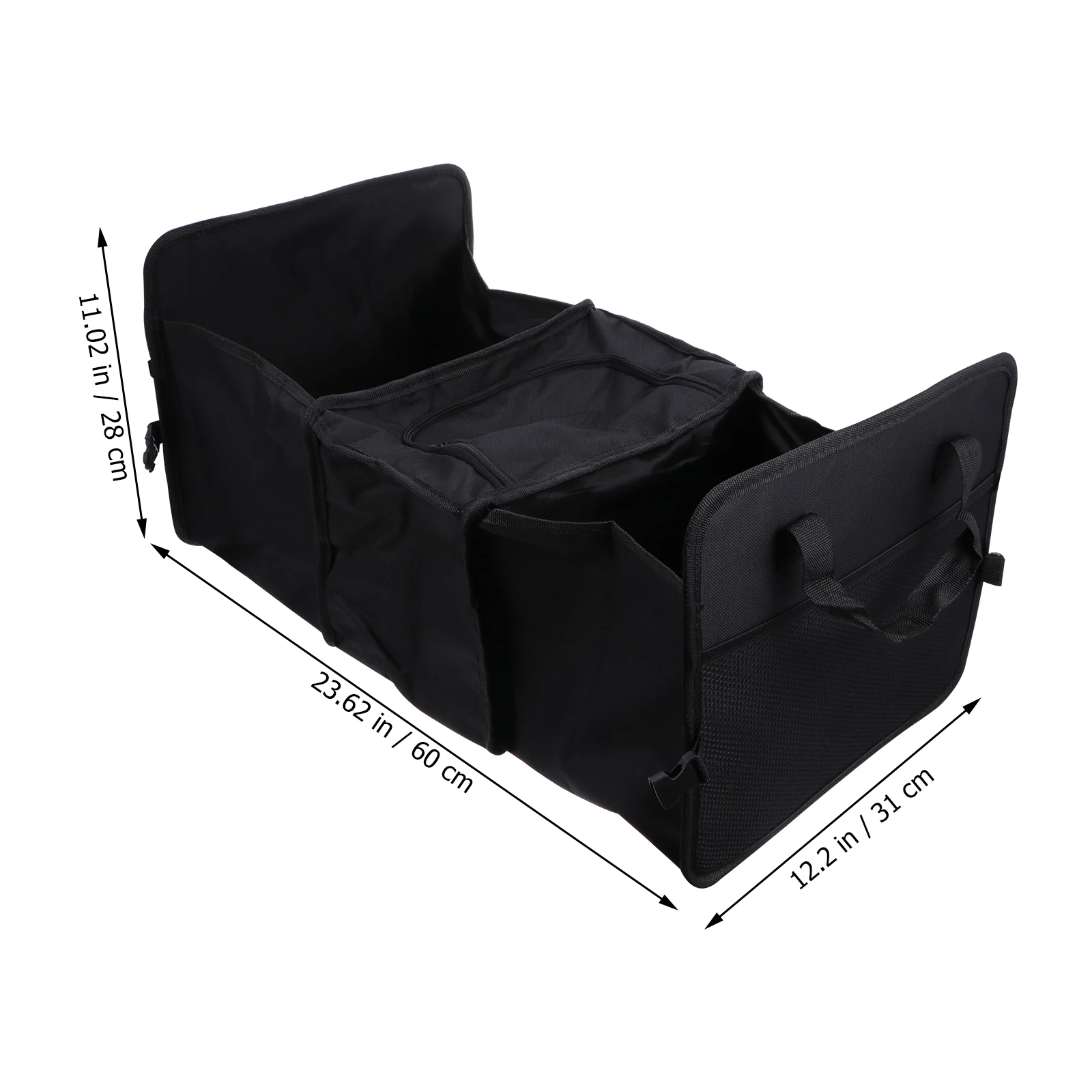 Premium Insulation Storage Trunk Organizer Waterproof Foldable Container Travel Garage Van Separate Layers Black 
Premium Insulation Storage Trunk Organizer Waterproof Foldable Container Travel Garage Van Separate Layers Black