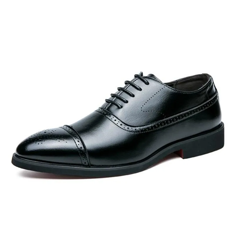 Luxury Men's Dress Red Sole Leather Shoes Pointed Party Shoe Lace-up Office Oxfords Casual Wedding Shoe Retro Business Men Shoes
Luxury Men's Dress Red Sole Leather Shoes Pointed Party Shoe Lace-up Office Oxfords Casual Wedding Shoe Retro Business Men Shoes