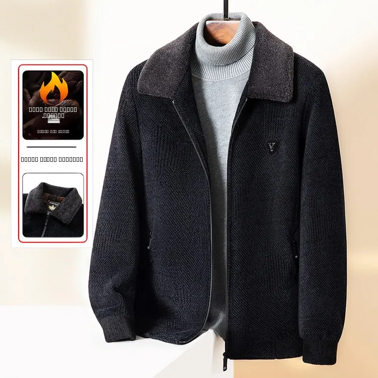 Thiened Fce Winter Jaet for Men Middle-Aged And ly Cotton Coat Dad andpa Winter Warm Casual Sle Long Sve Coat
Thiened Fce Winter Jaet for Men Middle-Aged And ly Cotton Coat Dad andpa Winter Warm Casual Sle Long Sve Coat