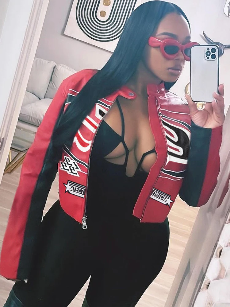 InGrily Zipper Jacket Women Letter Patchwork Crop Y2K Wild Basic Full Sleeve Varsity Uniform Streetwear Casual Locomotive Coat
InGrily Zipper Jacket Women Letter Patchwork Crop Y2K Wild Basic Full Sleeve Varsity Uniform Streetwear Casual Locomotive Coat