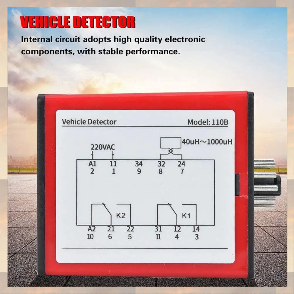 2025 New-110B Vehicle Detector AC220V Single Channel Inductive Vehicle Loop Detector For Car Parking Lot Access Control
2025 New-110B Vehicle Detector AC220V Single Channel Inductive Vehicle Loop Detector For Car Parking Lot Access Control