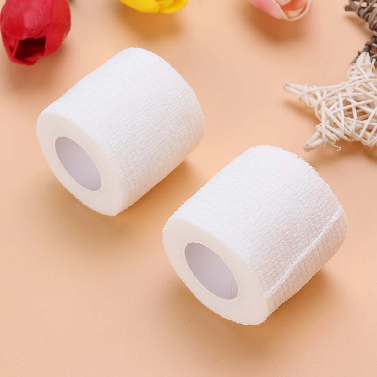 2pcs Self-Adhesive Elastic Bandage Wrap Stretchy Non-Woven Fabric Tearable Multi-Use Body Injury Care Compression First Aid 
2pcs Self-Adhesive Elastic Bandage Wrap Stretchy Non-Woven Fabric Tearable Multi-Use Body Injury Care Compression First Aid