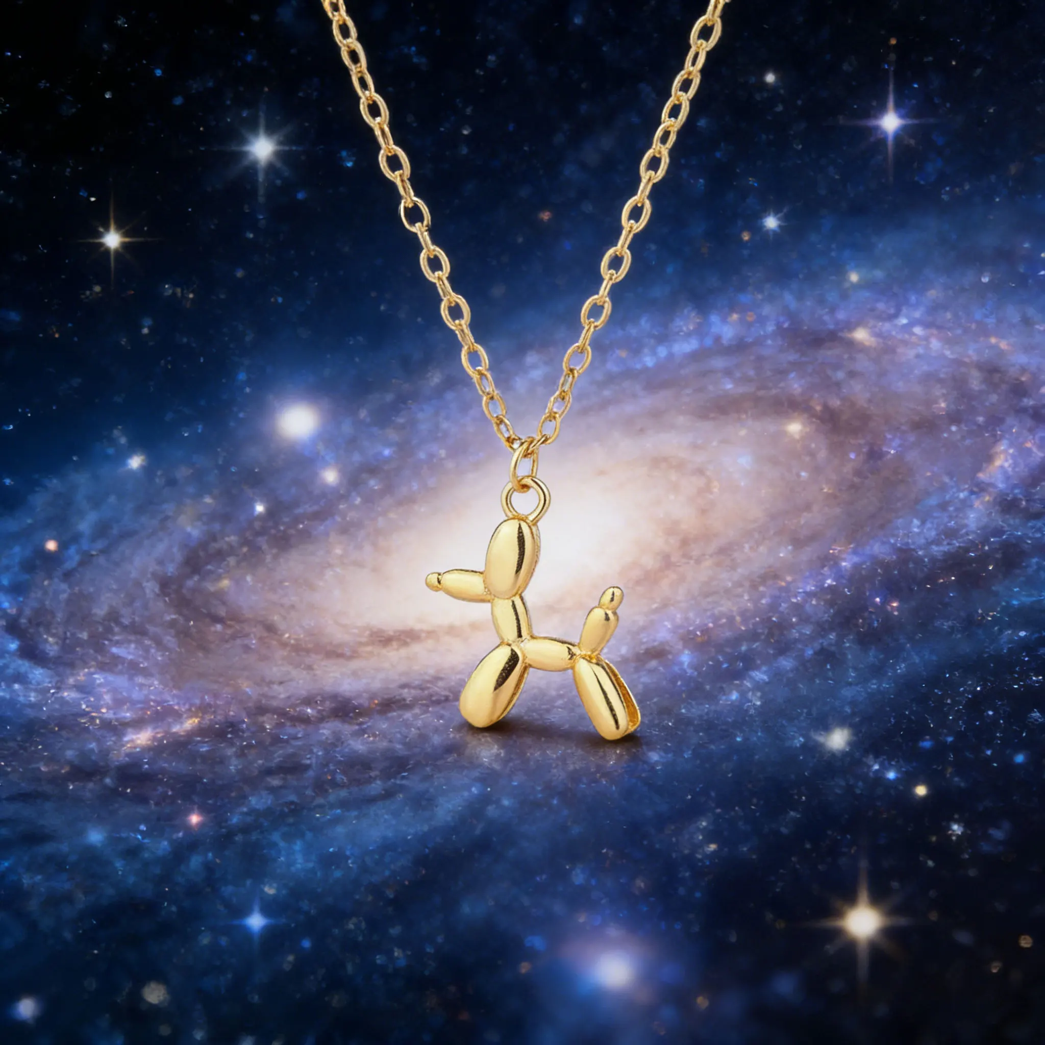 1Pc New Balloon Dog Hip Hop Pendant - Women's Simple Euro-American Fashion Necklace Jewelry
1Pc New Balloon Dog Hip Hop Pendant - Women's Simple Euro-American Fashion Necklace Jewelry