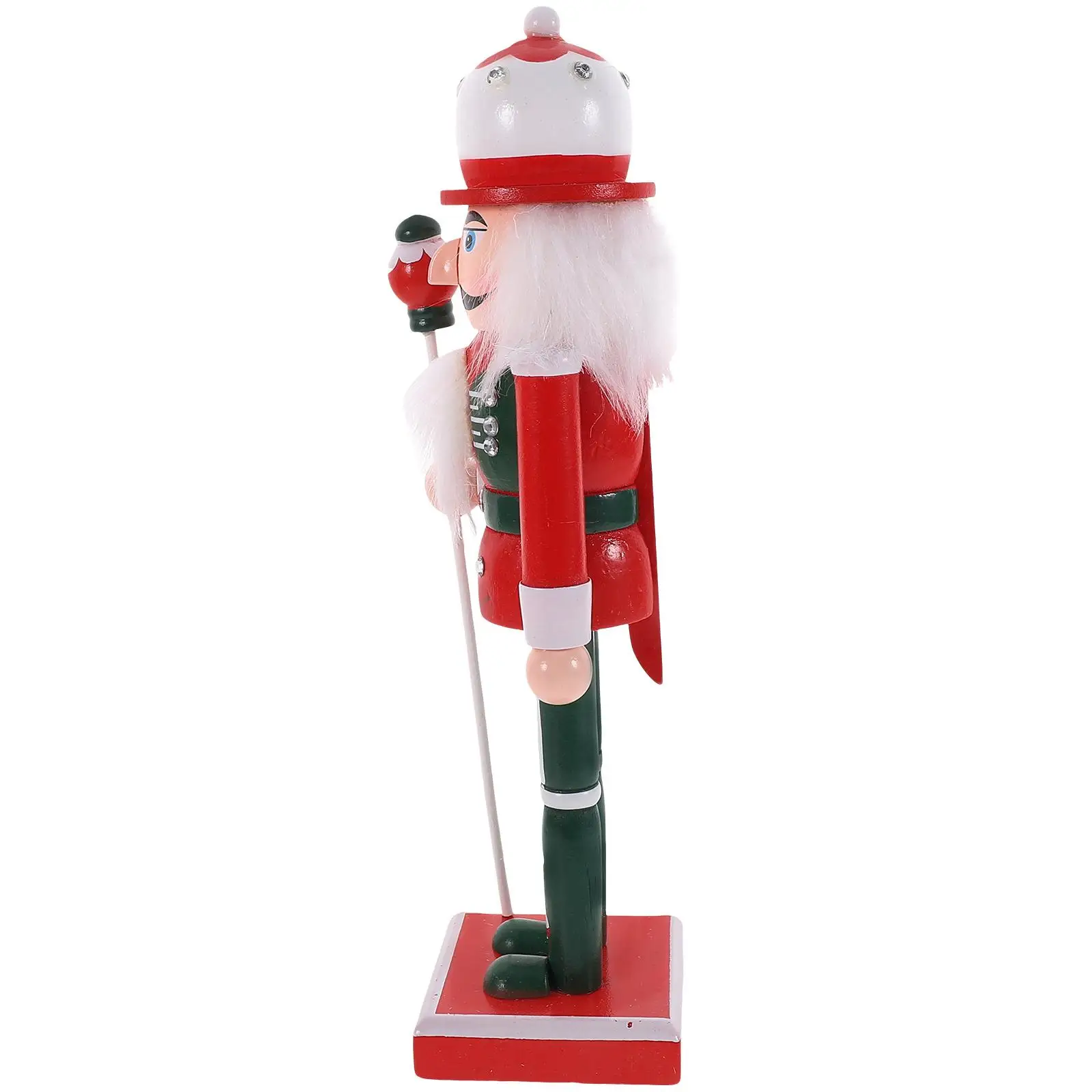 Wooden Nutcracker Figure 25CM Red Hat Hand Cane Christmas Decor Small Nutcrackers Holiday Ornaments Home Display SB5854325
Wooden Nutcracker Figure 25CM Red Hat Hand Cane Christmas Decor Small Nutcrackers Holiday Ornaments Home Display SB5854325