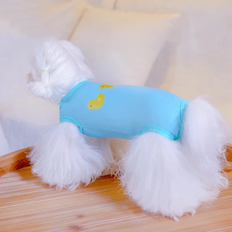 Cute Puppy Dog Print Jumpsuits Summer Thin Cotton Pink Yellow Blue Home Wear Rompers For Small Medium Dog Pet Clothes Yorkshire
Cute Puppy Dog Print Jumpsuits Summer Thin Cotton Pink Yellow Blue Home Wear Rompers For Small Medium Dog Pet Clothes Yorkshire