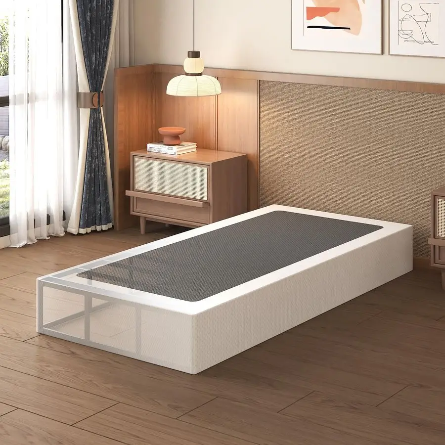 10 Inch Twin Box Spring High Profile, Heavy Duty Metal Box Spring Twin Bed Base with Fabric Cover, Mattress Foundation, Noise F
10 Inch Twin Box Spring High Profile, Heavy Duty Metal Box Spring Twin Bed Base with Fabric Cover, Mattress Foundation, Noise F