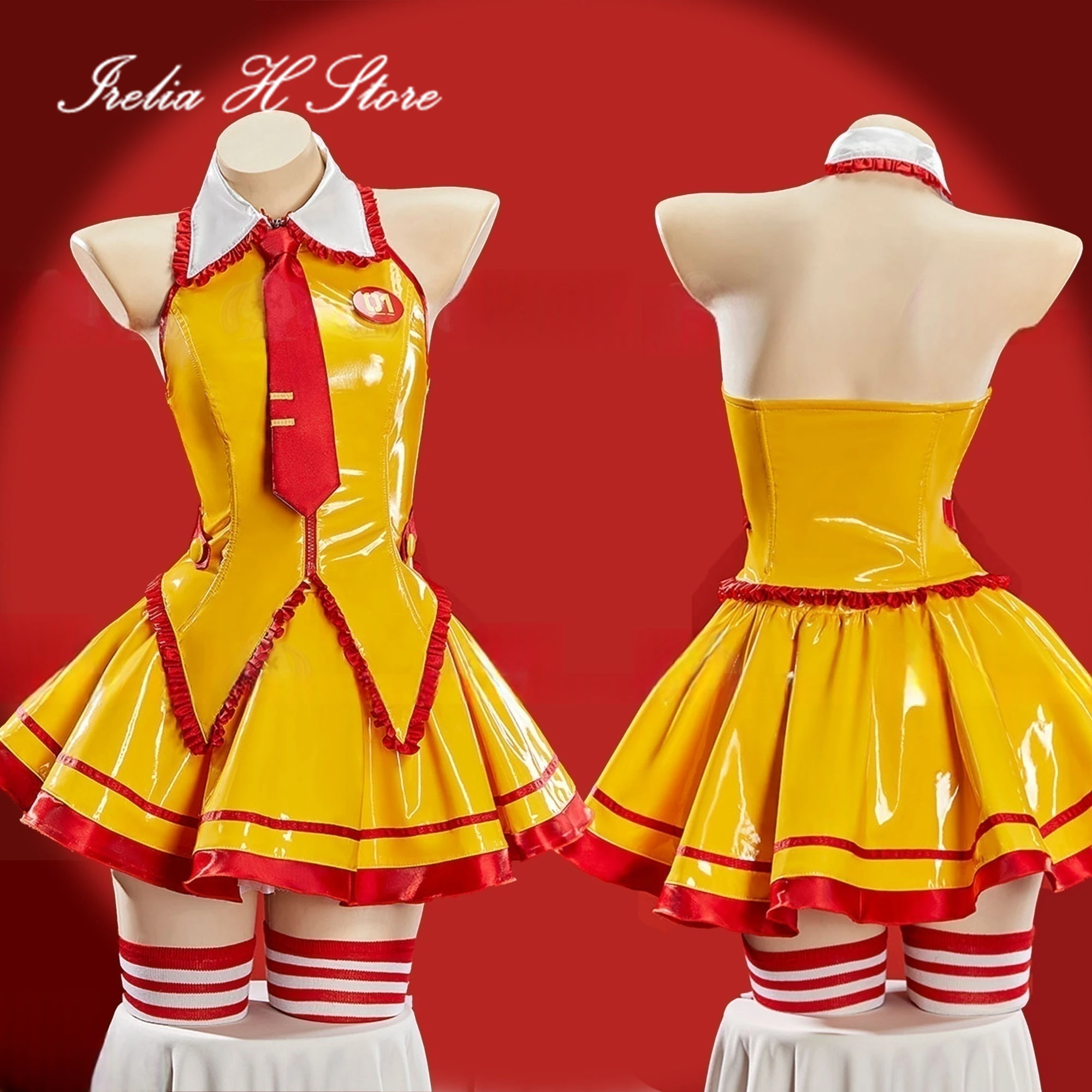 Irelia H Store Mi Formula Cosplay Costume ku PU dress halloween party dress female
Irelia H Store Mi Formula Cosplay Costume ku PU dress halloween party dress female