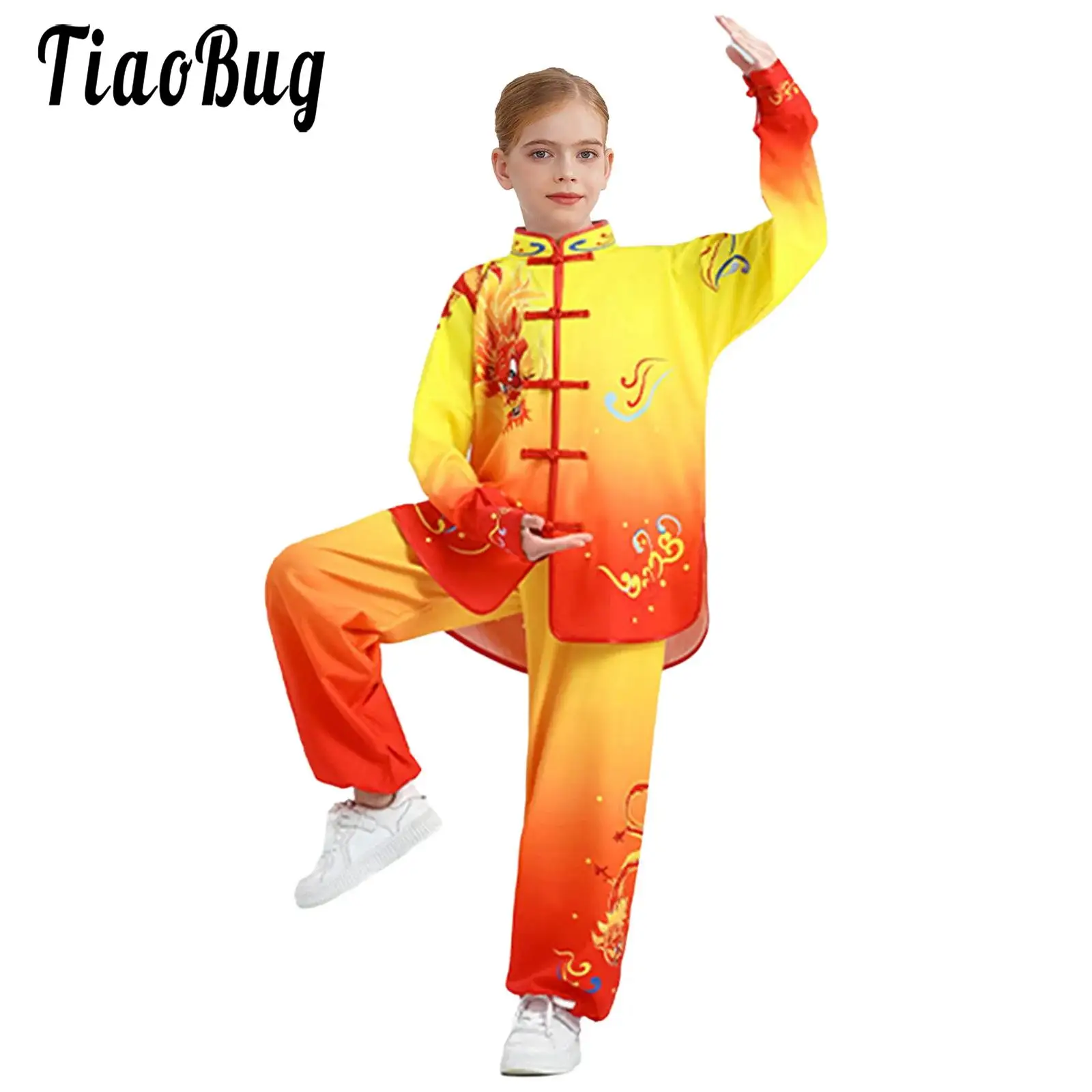 Kids Boys Girls Chinese Traditional Martial Arts Set Performance Clothing Chinese Frog Buttons Top and Pants Tai Chi Wushu Suits
Kids Boys Girls Chinese Traditional Martial Arts Set Performance Clothing Chinese Frog Buttons Top and Pants Tai Chi Wushu Suits