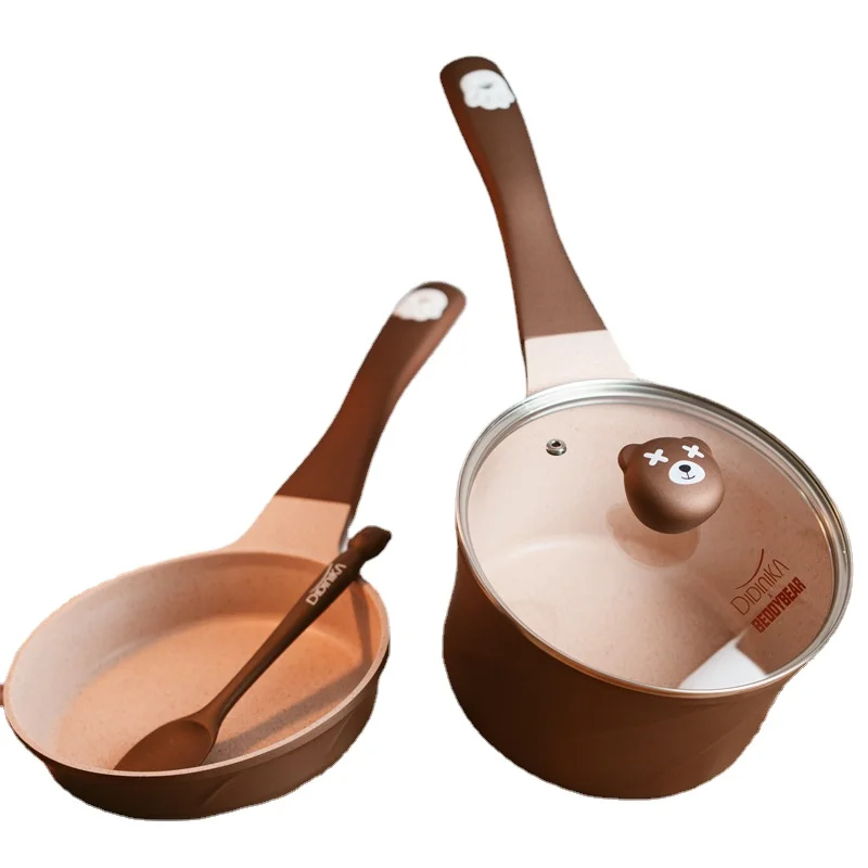 Cute Bear Non-Stick Pancake Pan for Baby Food and Milk, Multifunctional Cookware
Cute Bear Non-Stick Pancake Pan for Baby Food and Milk, Multifunctional Cookware