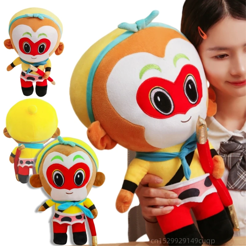 Искусственная китайская сказочная игра Sun Wukong, плюшевая кукла 30/50/70 см, мультяшная обезьяна, король, животное, плюшевая игрушка, забавная кукла, подарок для парня
Искусственная китайская сказочная игра Sun Wukong, плюшевая кукла 30/50/70 см, мультяшная обезьяна, король, животное, плюшевая игрушка, забавная кукла, подарок для парня