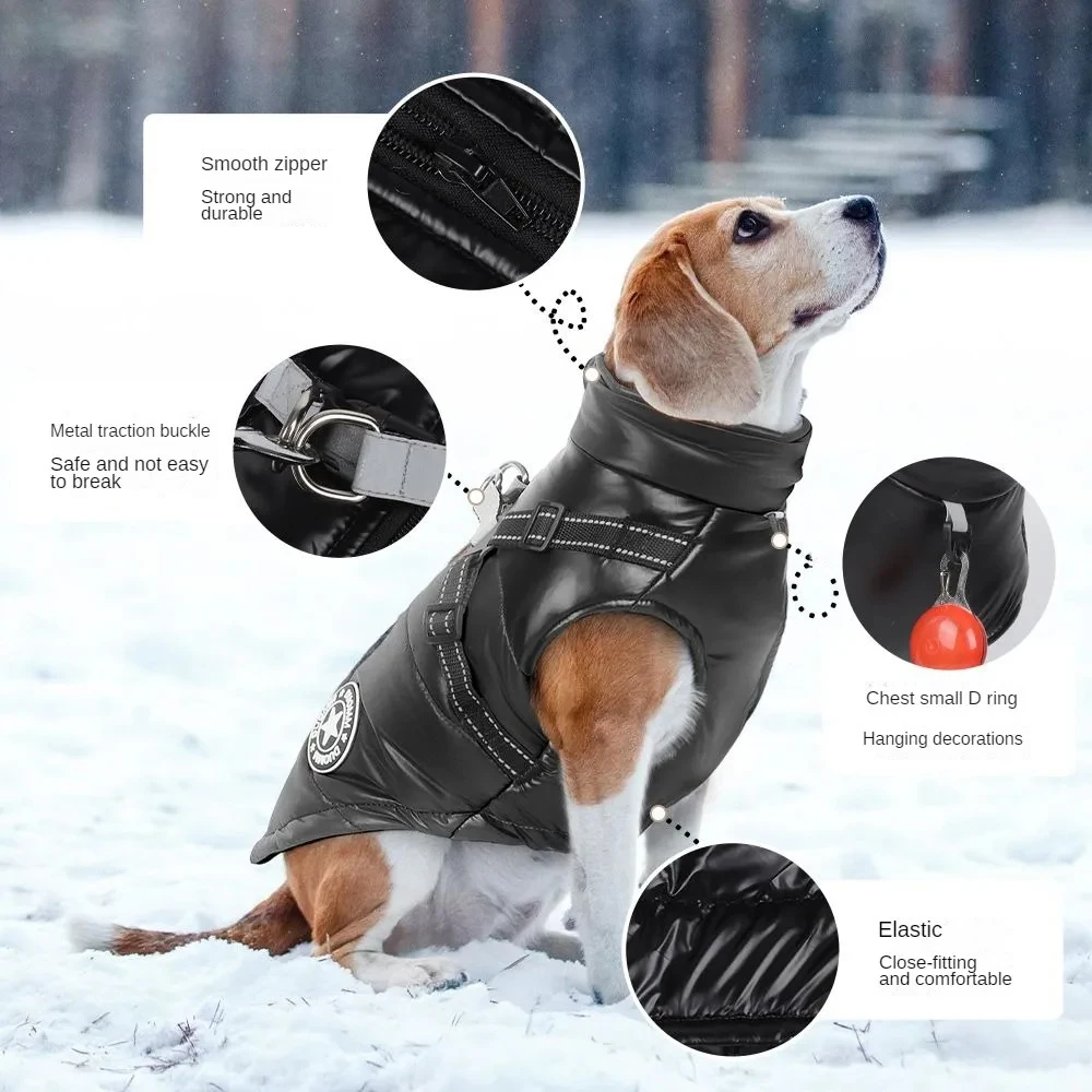 Pet Cotton Coat Autumn Winter Padded Comfort Dog Down Coat Warm Windproof Pet Clothing
Pet Cotton Coat Autumn Winter Padded Comfort Dog Down Coat Warm Windproof Pet Clothing