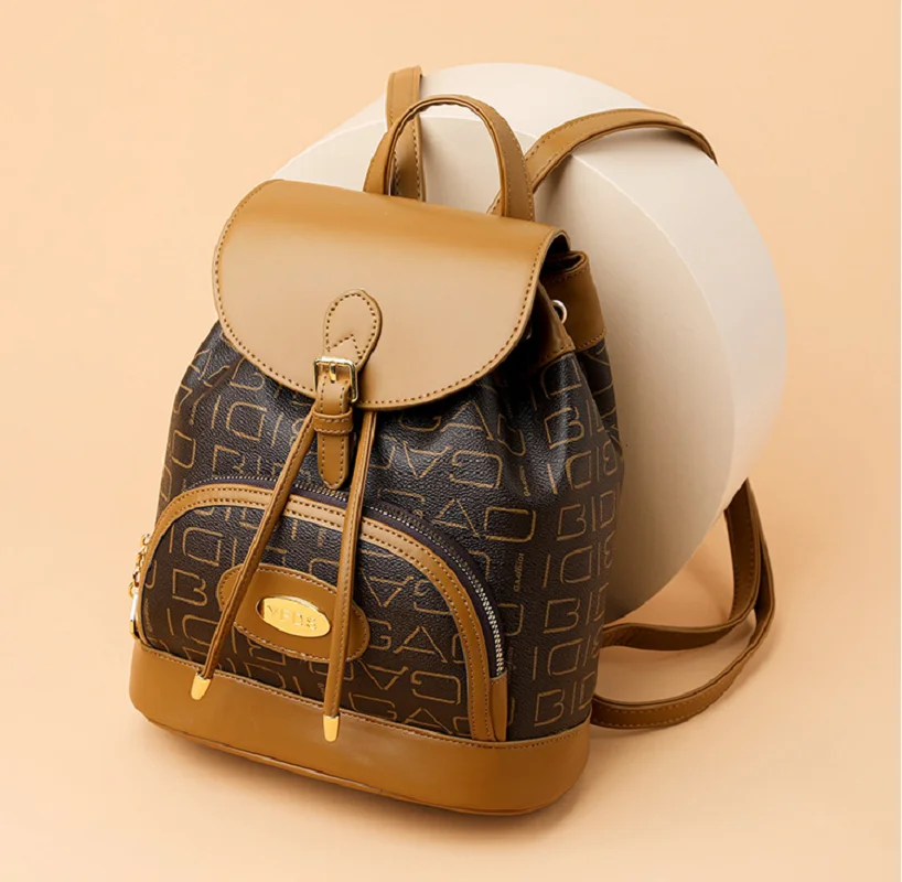 New Women's High Quality Leather Travel Backpacks Fashion Luxury Large Capacity Double Shoulder Bags Totes Crossbody Backpack
New Women's High Quality Leather Travel Backpacks Fashion Luxury Large Capacity Double Shoulder Bags Totes Crossbody Backpack