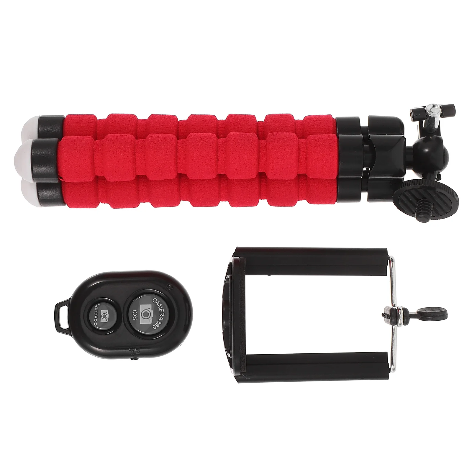 Universal Red Selfie Stick Tripod Remote Extendable Selfie Stands for Phone Camera Big Mouth Clip Anti-Skid Pad 360 Rotation
Universal Red Selfie Stick Tripod Remote Extendable Selfie Stands for Phone Camera Big Mouth Clip Anti-Skid Pad 360 Rotation