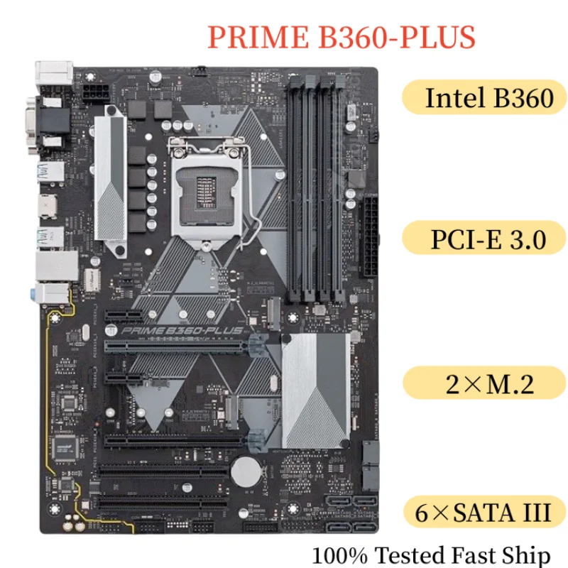 For ASUS PRIME B360-PLUS Motherboard 64GB LGA1151 DDR4 ATX Mainboard 100% Tested Fast Ship
For ASUS PRIME B360-PLUS Motherboard 64GB LGA1151 DDR4 ATX Mainboard 100% Tested Fast Ship
