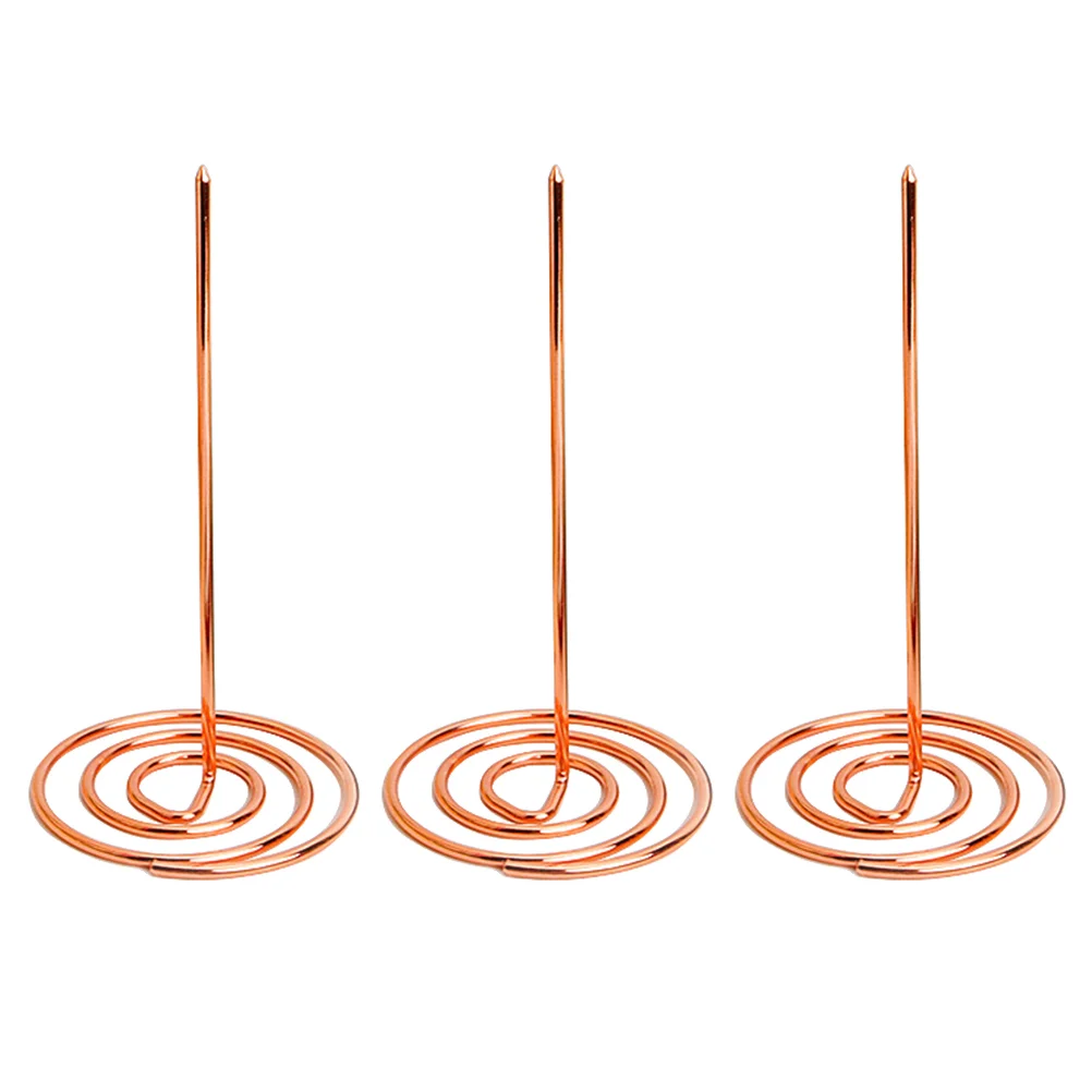 3 Pcs Menu Holder Bill Metal Receipt Invoice Restaurant Accessory for Summons Needle Folder Check
3 Pcs Menu Holder Bill Metal Receipt Invoice Restaurant Accessory for Summons Needle Folder Check