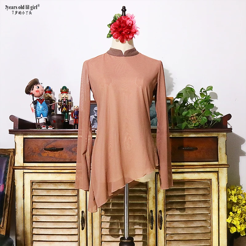 Dance Costume Women 2022 New Italian Water Yarn Flowing Classical Dance Top Hot BZZ03
Dance Costume Women 2022 New Italian Water Yarn Flowing Classical Dance Top Hot BZZ03