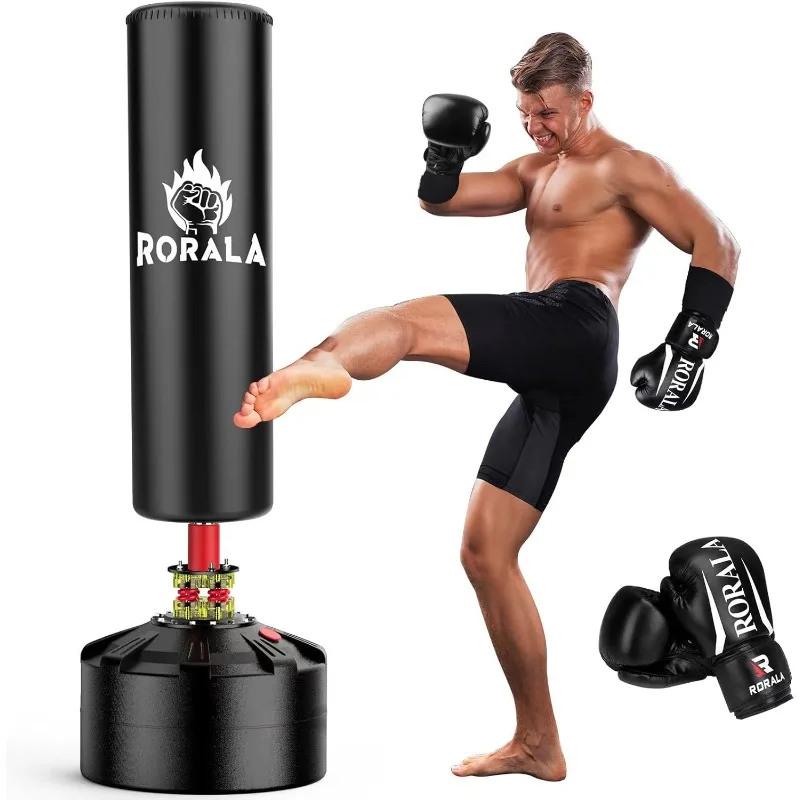 Punching Bag with Boxing Gloves, Freestanding Heavy Bag for Adult Kids, Men Standing Kickboxing Bag Max Weight 253LBS
Punching Bag with Boxing Gloves, Freestanding Heavy Bag for Adult Kids, Men Standing Kickboxing Bag Max Weight 253LBS