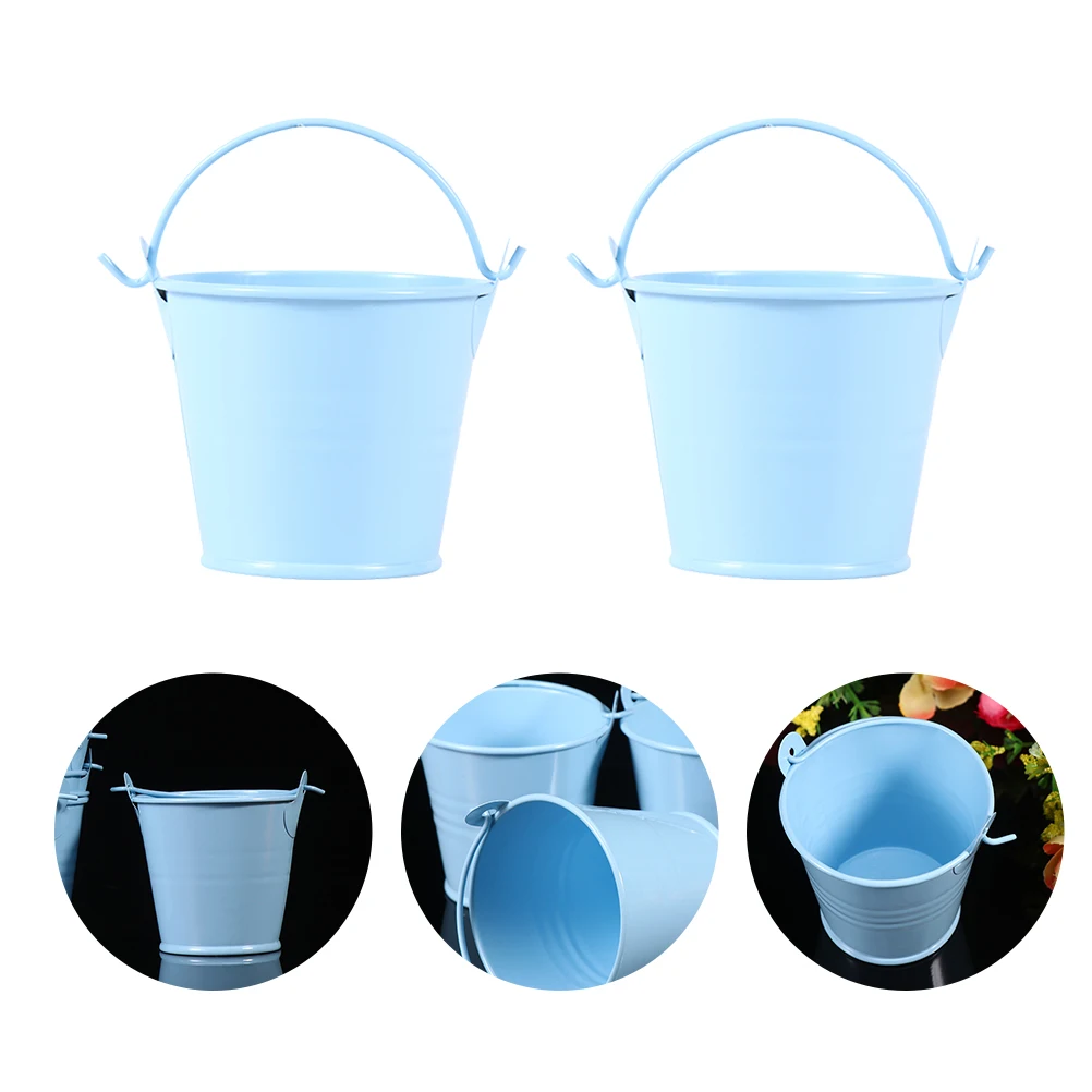 4Pcs Iron Buckets Retro Planters for Decor Photo Props Simple Iron Bucket Metal Containers Blue Small Size
4Pcs Iron Buckets Retro Planters for Decor Photo Props Simple Iron Bucket Metal Containers Blue Small Size