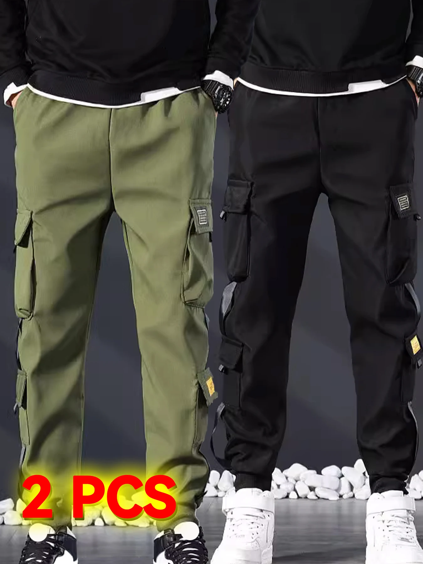 Men's Cargo Pants Sweatpants Outdoor Loose Straight Long Trousers Summer Casual Multi-Pocket Durable Workwear Male Trousers
Men's Cargo Pants Sweatpants Outdoor Loose Straight Long Trousers Summer Casual Multi-Pocket Durable Workwear Male Trousers
