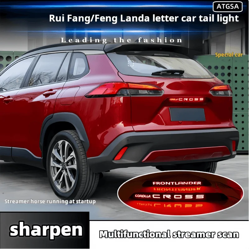 Suitable for 22-23 for Toyota Corolla Sharp/Fenlanda modified through light LED tailgate light brake light upgrade
Suitable for 22-23 for Toyota Corolla Sharp/Fenlanda modified through light LED tailgate light brake light upgrade