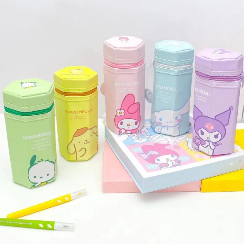 Sanrio Character Limited Japanese Pochacco My Melody Hexagonal PU Leather Zipper Vertical Pencil Case Stationery Bag
Sanrio Character Limited Japanese Pochacco My Melody Hexagonal PU Leather Zipper Vertical Pencil Case Stationery Bag